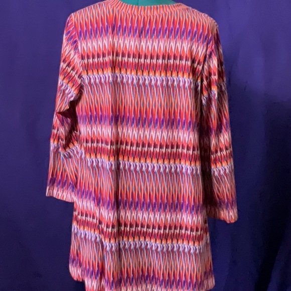 Premise colorful knit feel tunic/dress, size XL - Picture 2 of 6